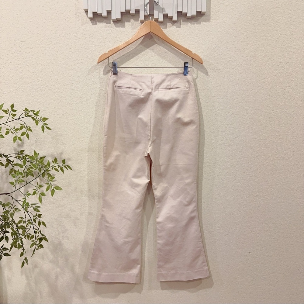 Keepsake the Label Nude Flare Cotton Cropped Trouser Pants Size S Preowned - Picture 7 of 9